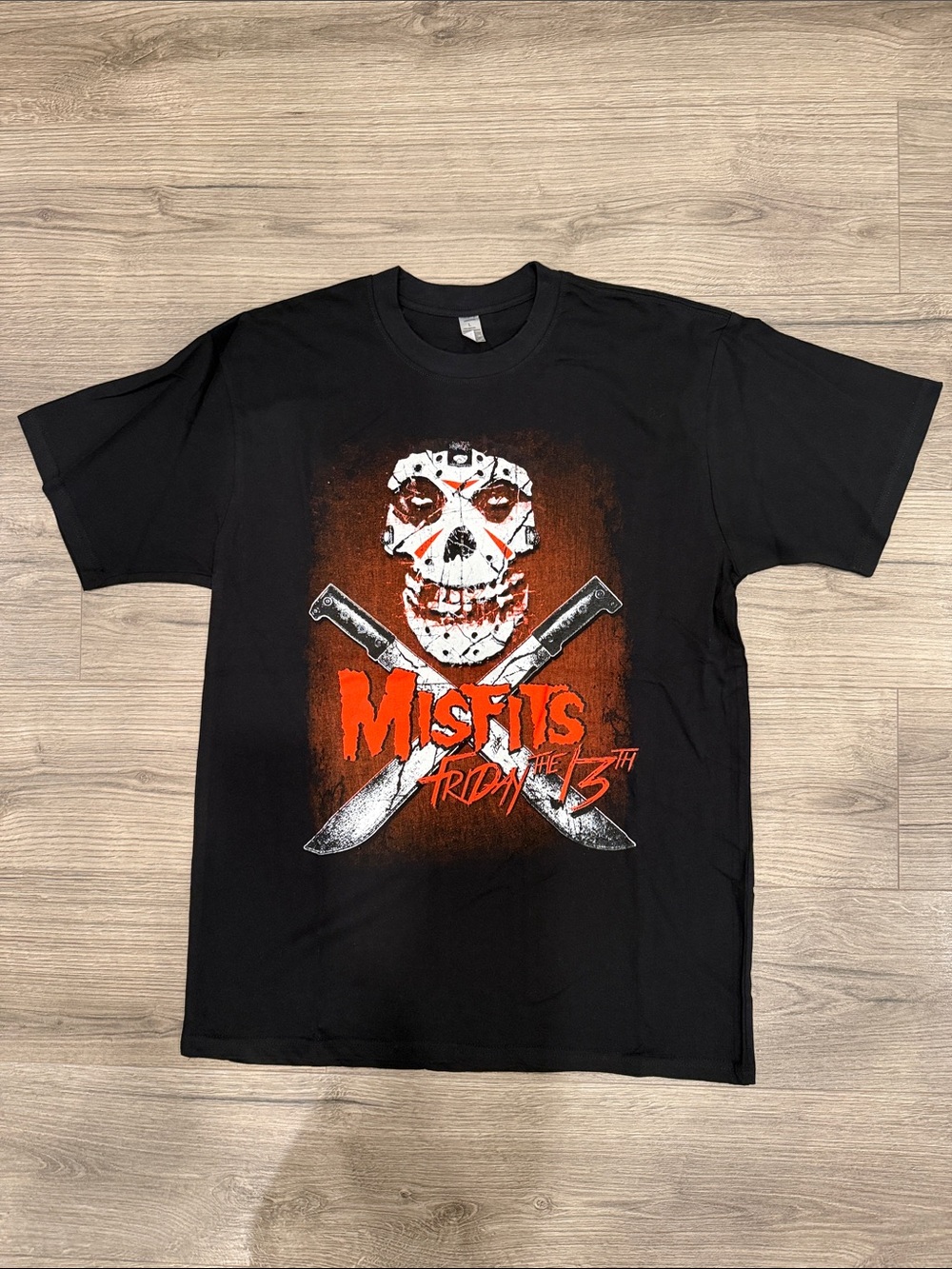 Misfits Friday The 13th Fiend Skull Band Tee Men’s Size Large